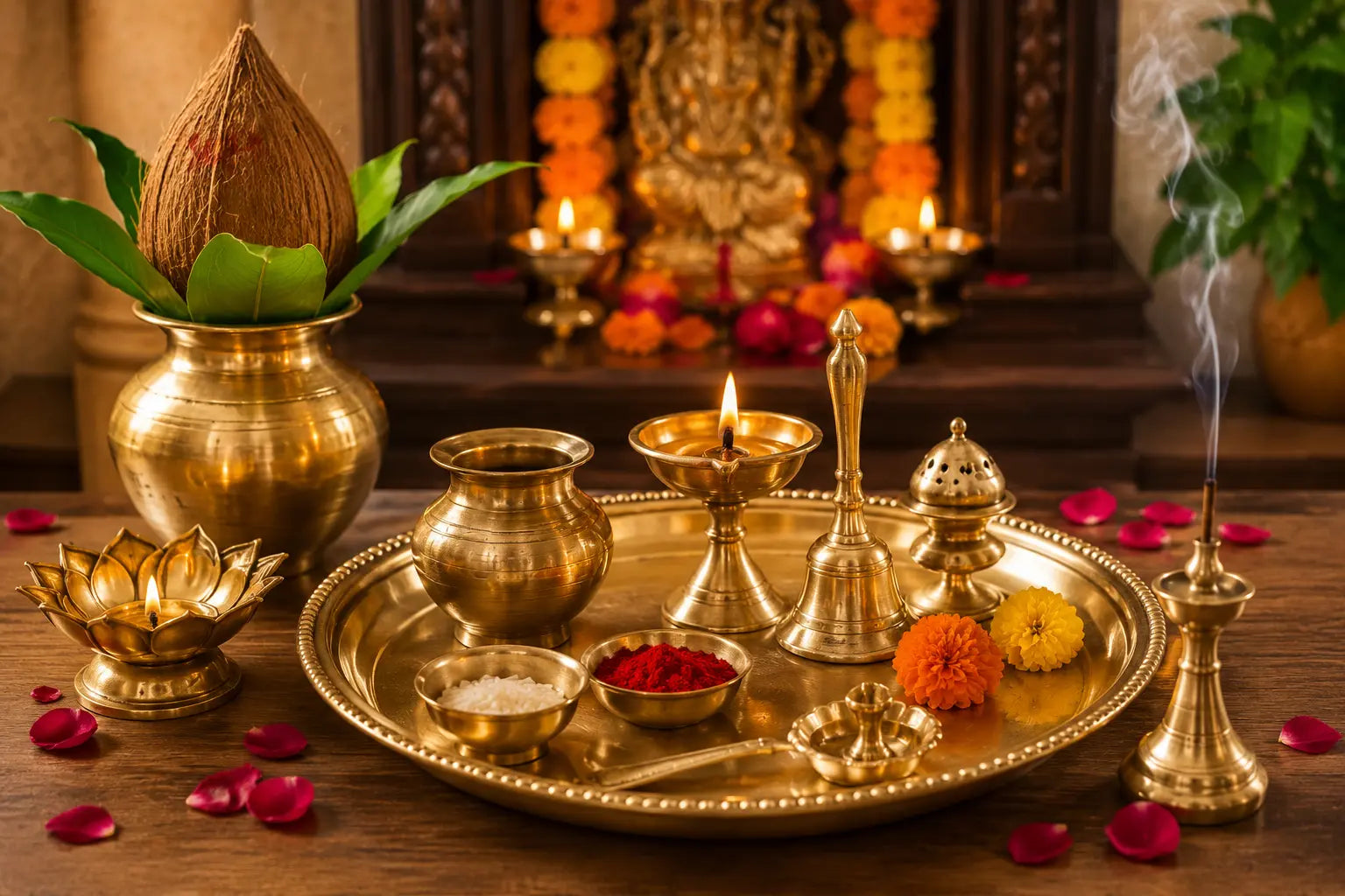 Why Brass Pooja Items Are the Most Trusted Choice for Home & Temple Worship