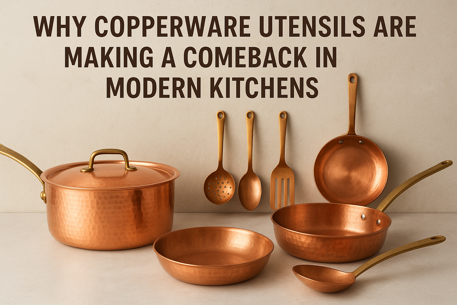 Why Copperware Utensils Are Making a Comeback in Modern Kitchens