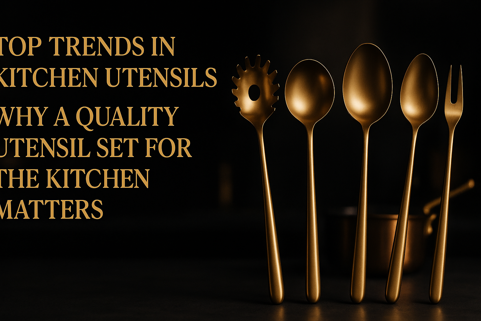 Top Trends in Kitchen Utensils: Why a Quality Utensil Set for the Kitchen Matters