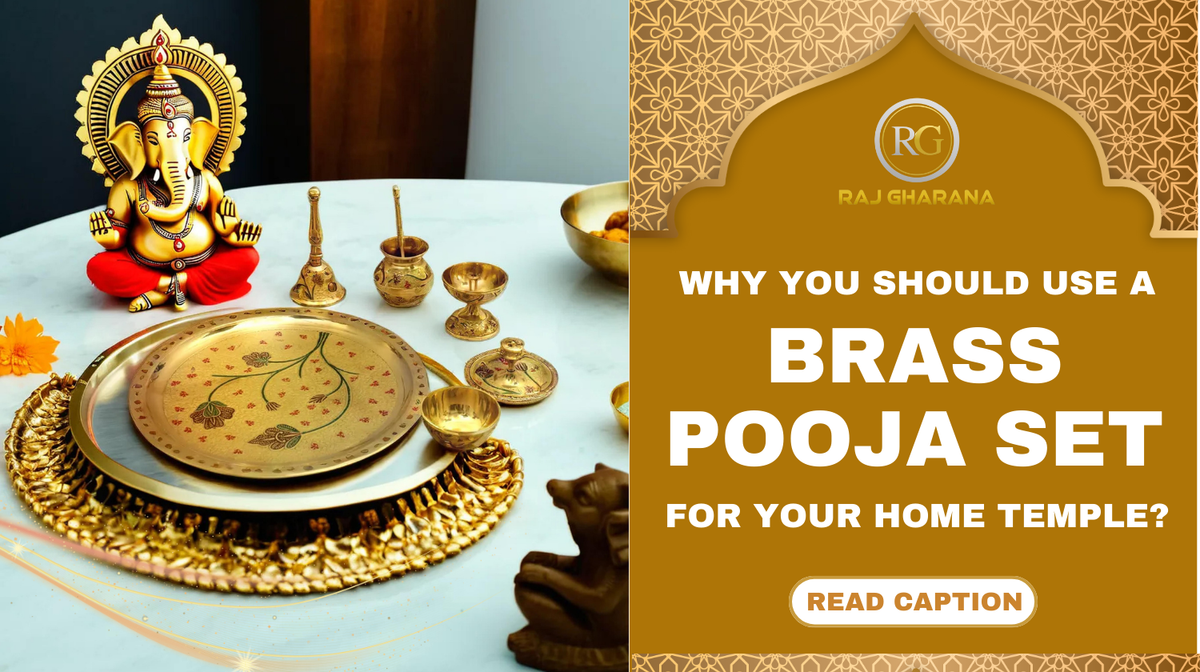 Why You Should Use a Brass Pooja Set for Your Home Temple? – Raj ...