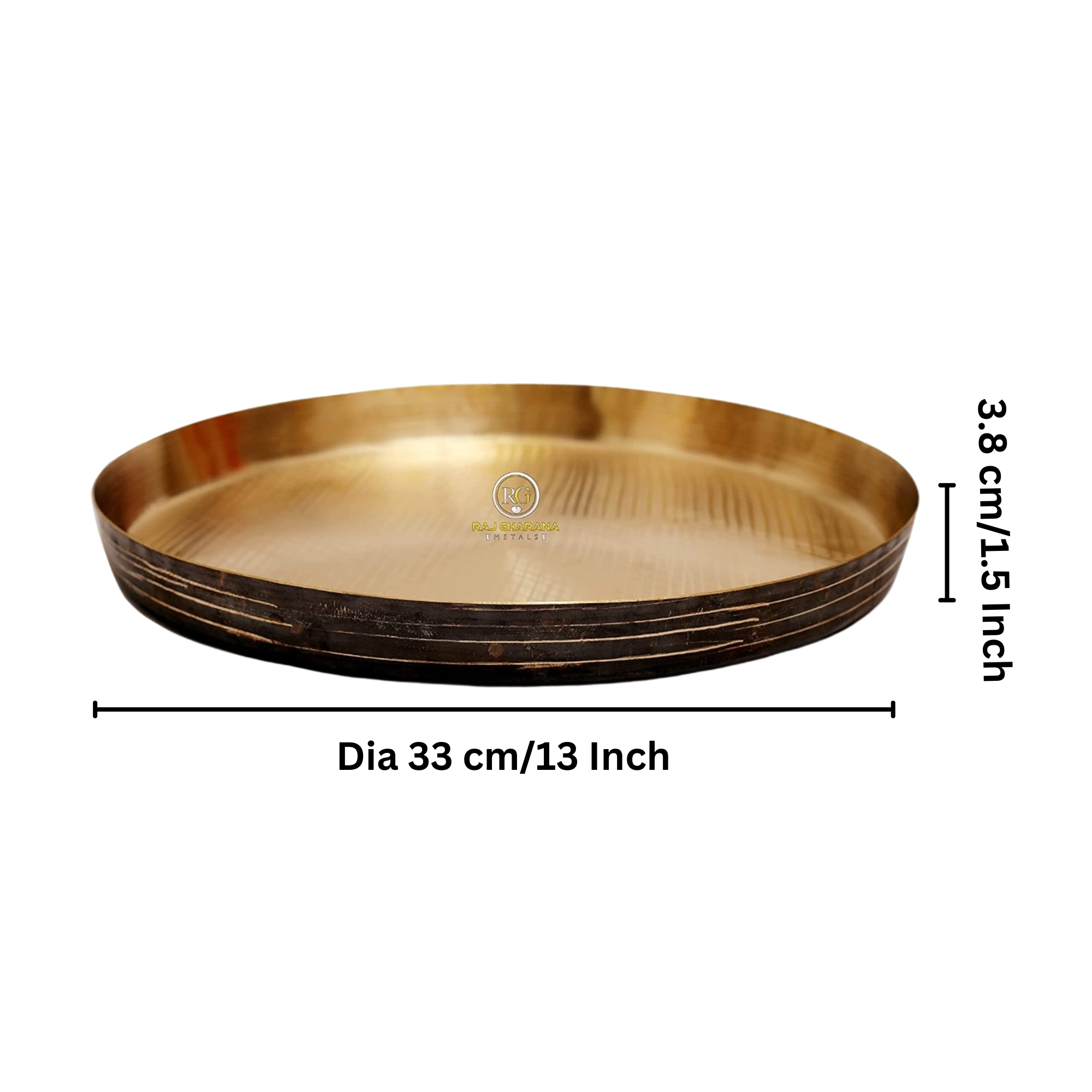 Kansa Bronze Thali 13 Inchs