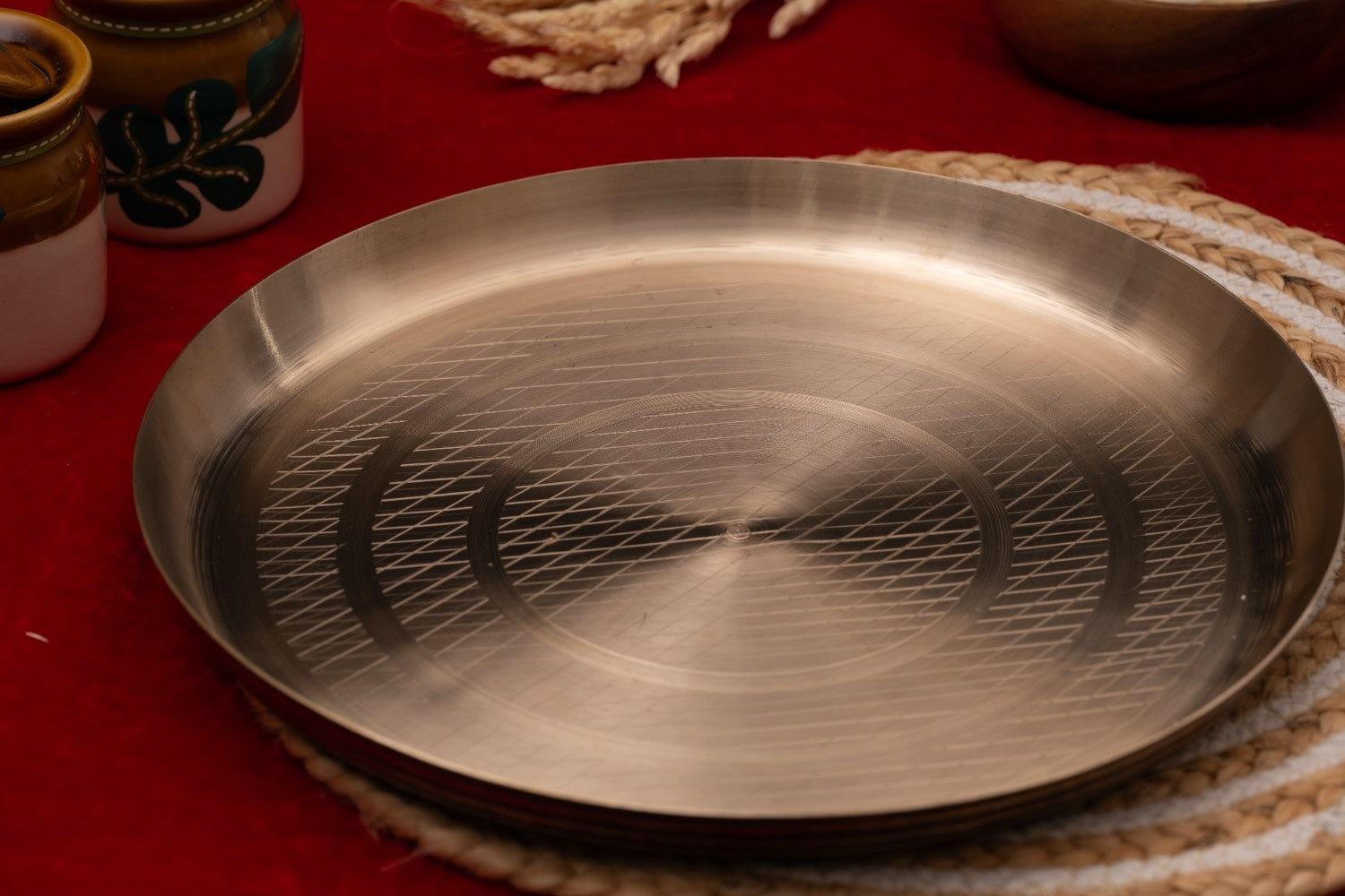 Kansa Dinner Plate/ Dish - 1 Pc