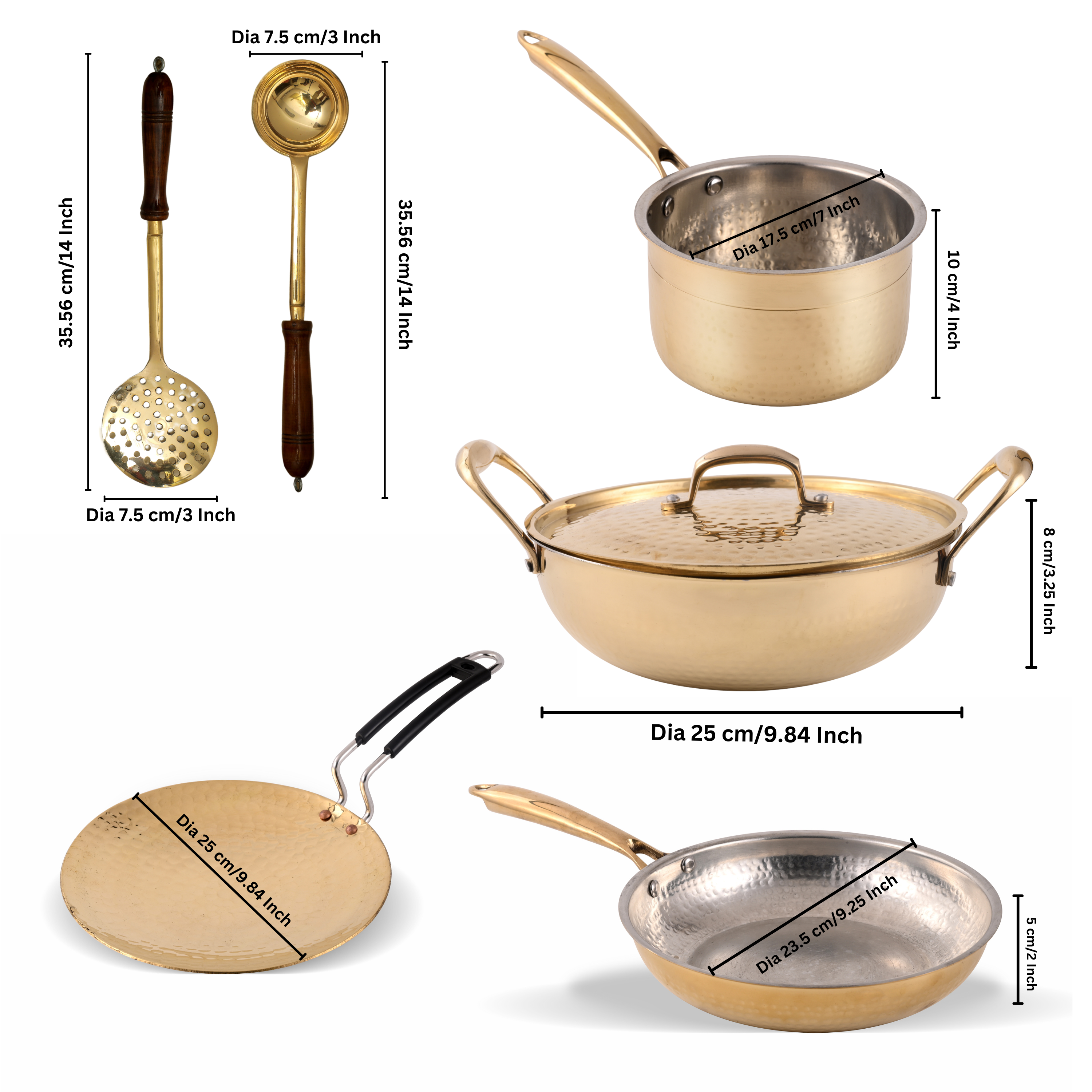 Brass Cookware Set