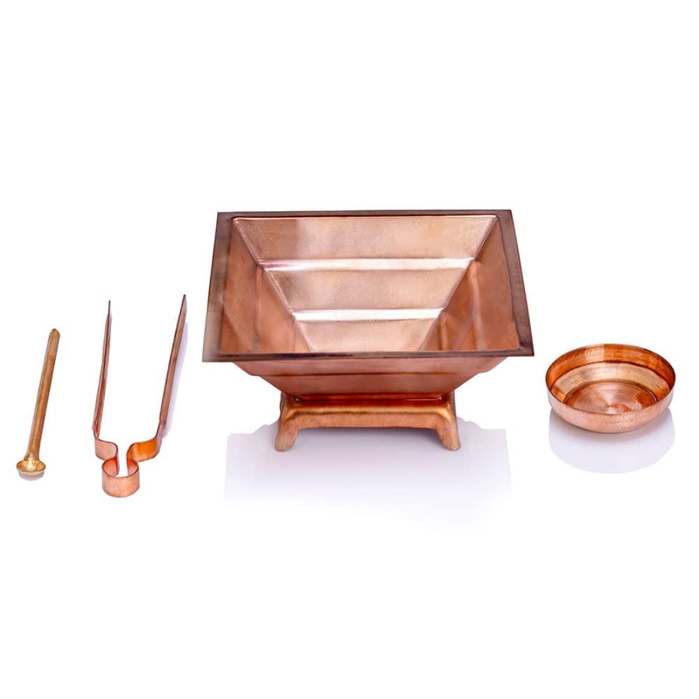 Copper Agnihotra Hawan Kund Kit Set