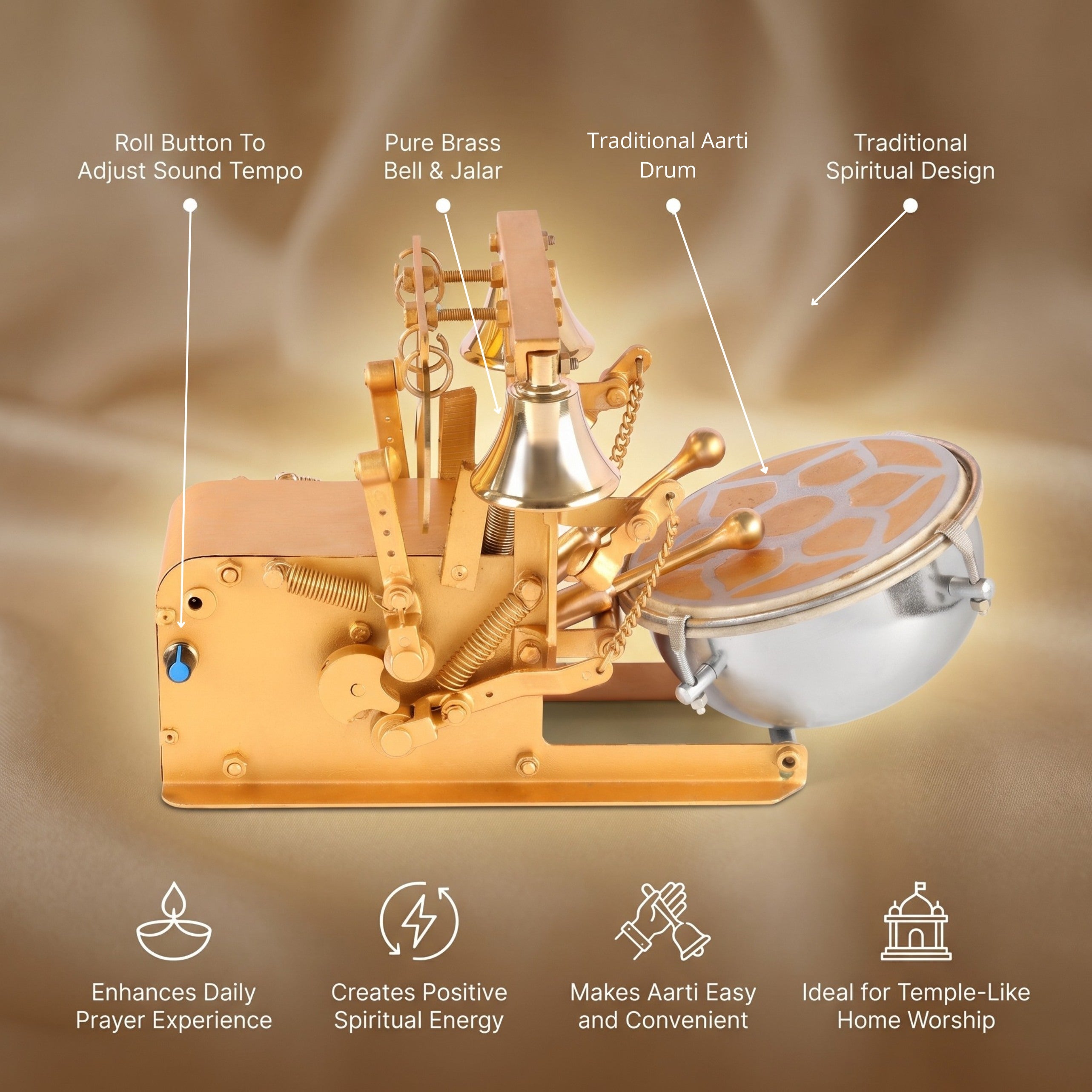 Automatic Aarti Machine For Home - Pay Just ₹229/- Now, the Rest on Delivery!