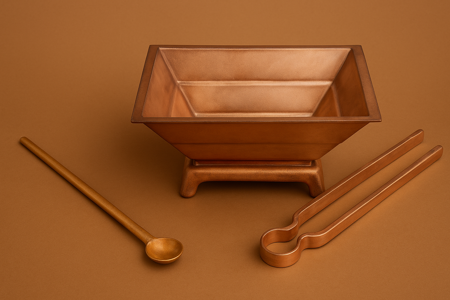 Copper Hawan Kund Agnihotra Kit Set