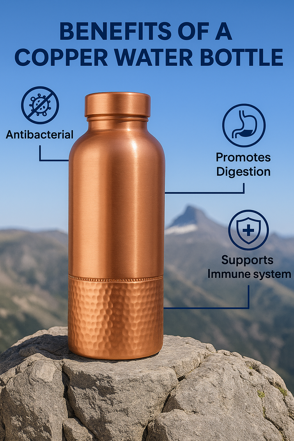 Jumbo Copper Bottle - 2.5L