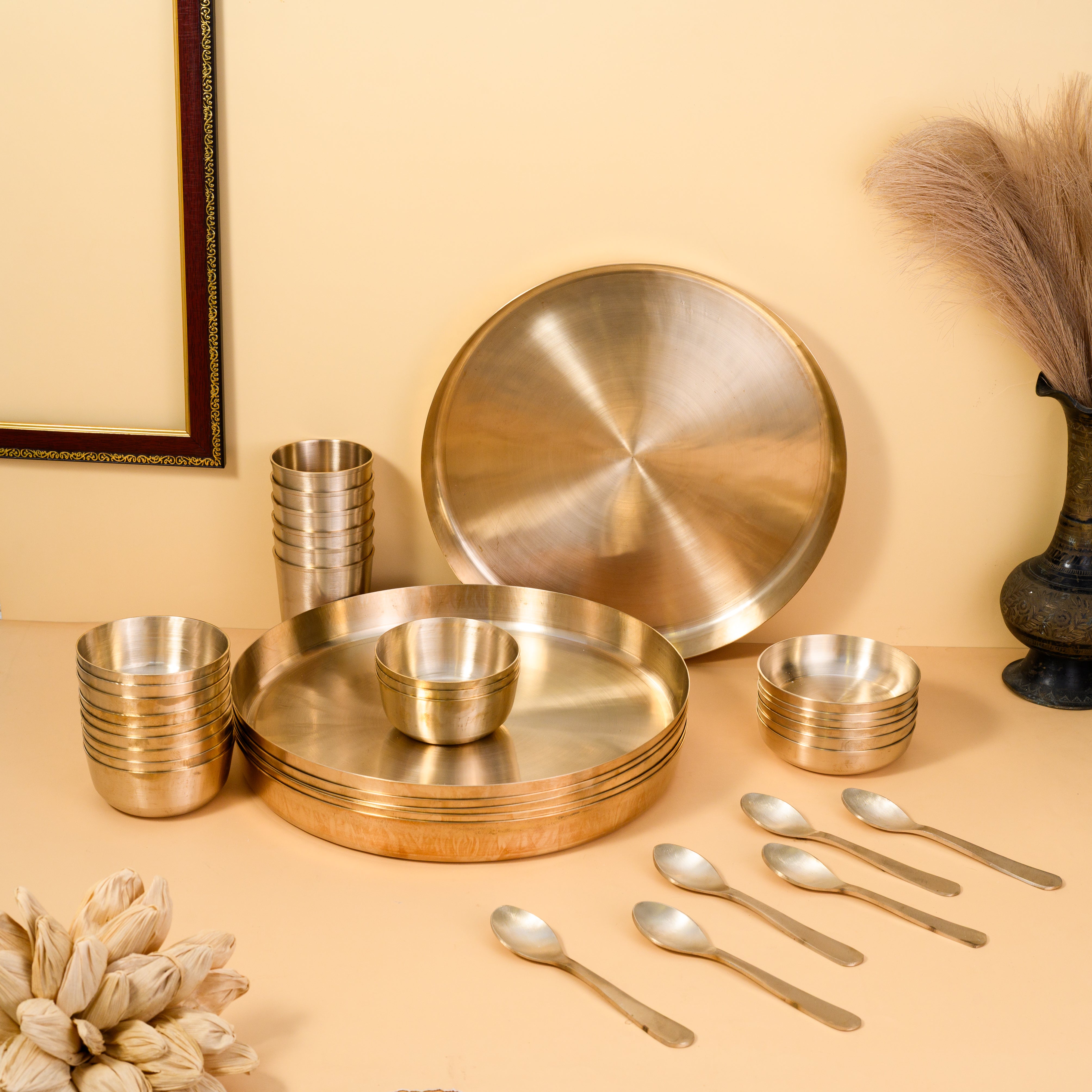 Kansa 6 Dinner Set Combo