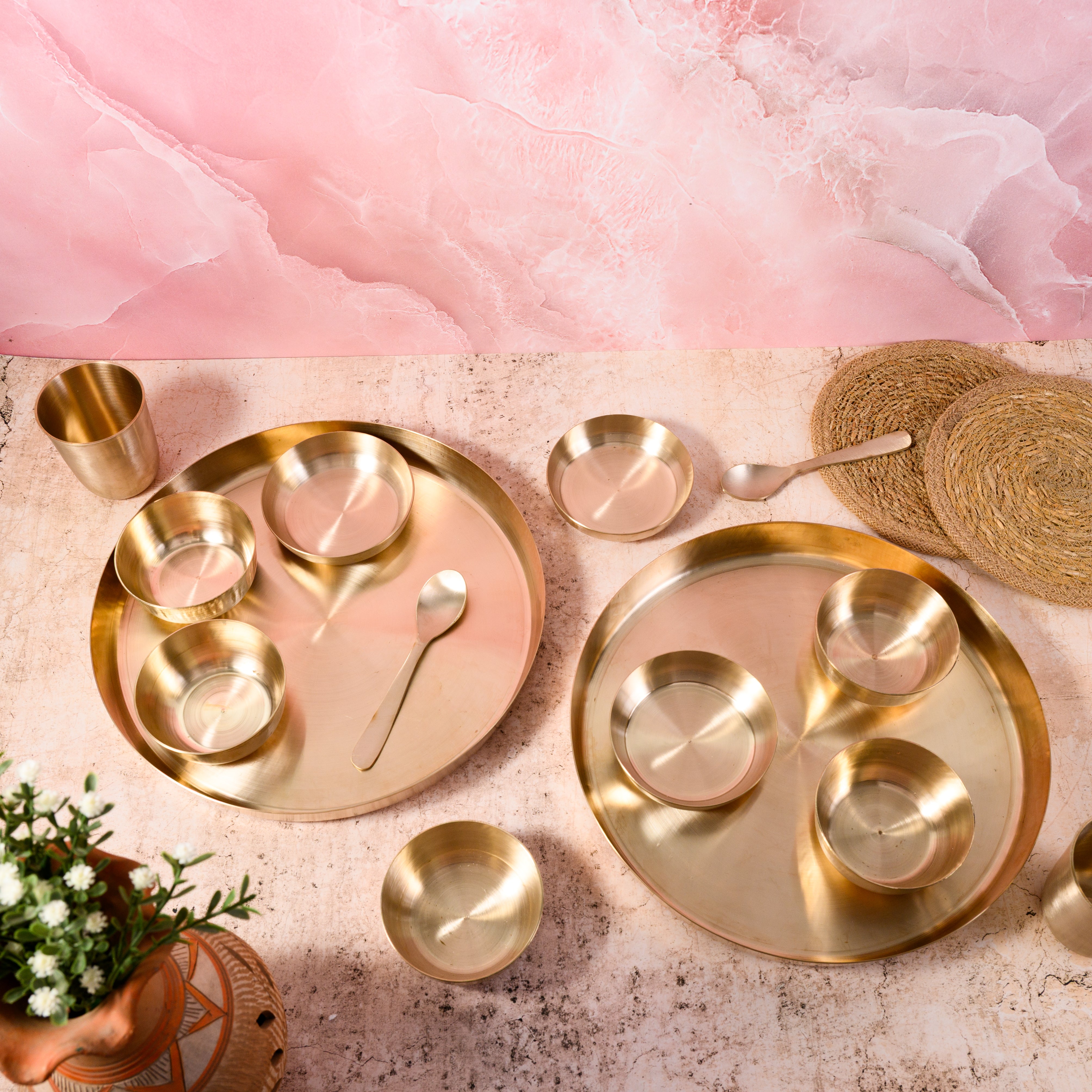 Kansa 6 Dinner Set Combo