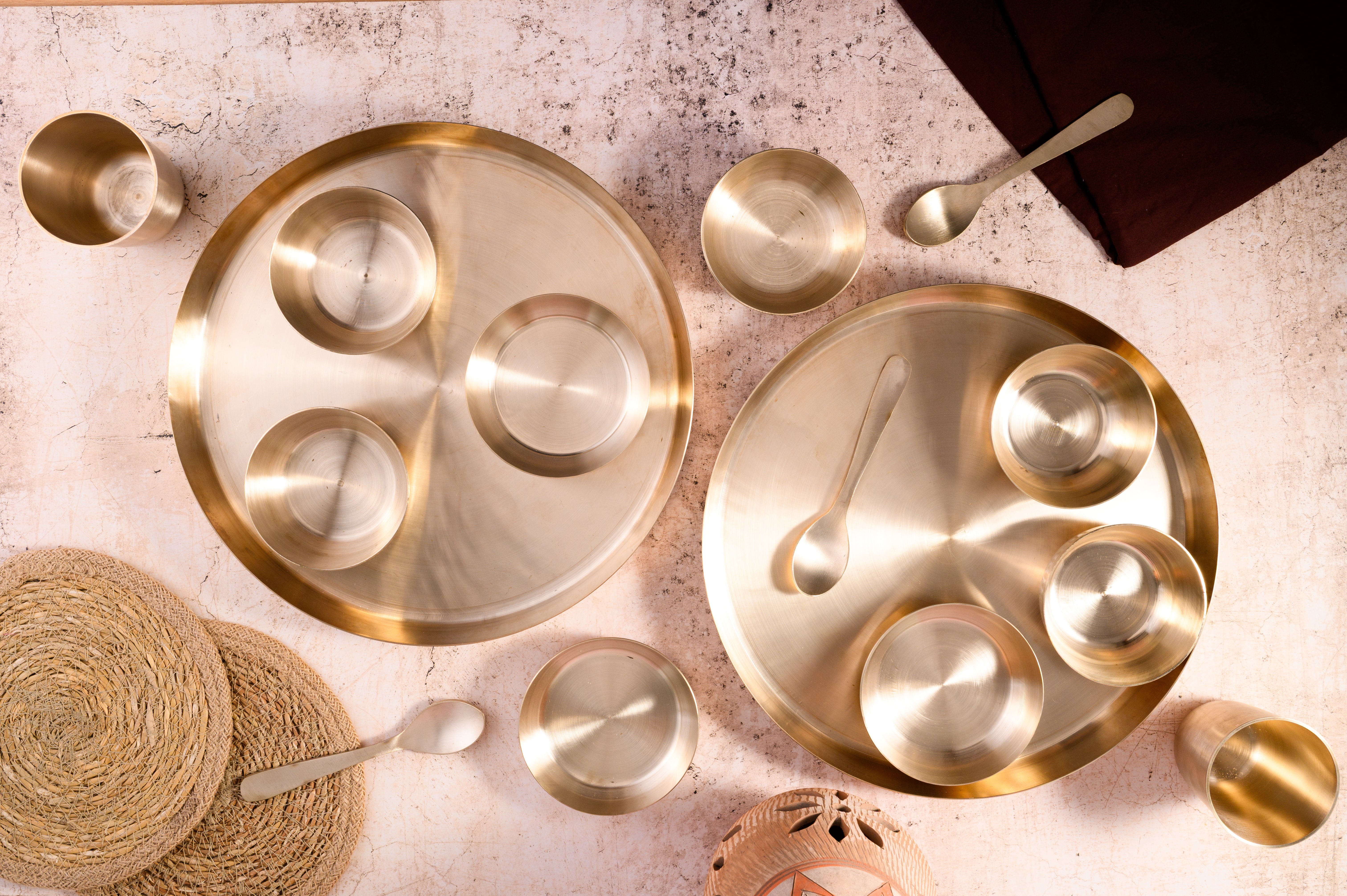 Kansa 6 Dinner Set Combo