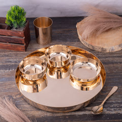 Kansa Dinner Set | Glossy Finished | 12 Inch