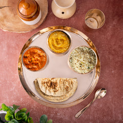 Kansa Dinner Set | Glossy Finished | 12 Inch