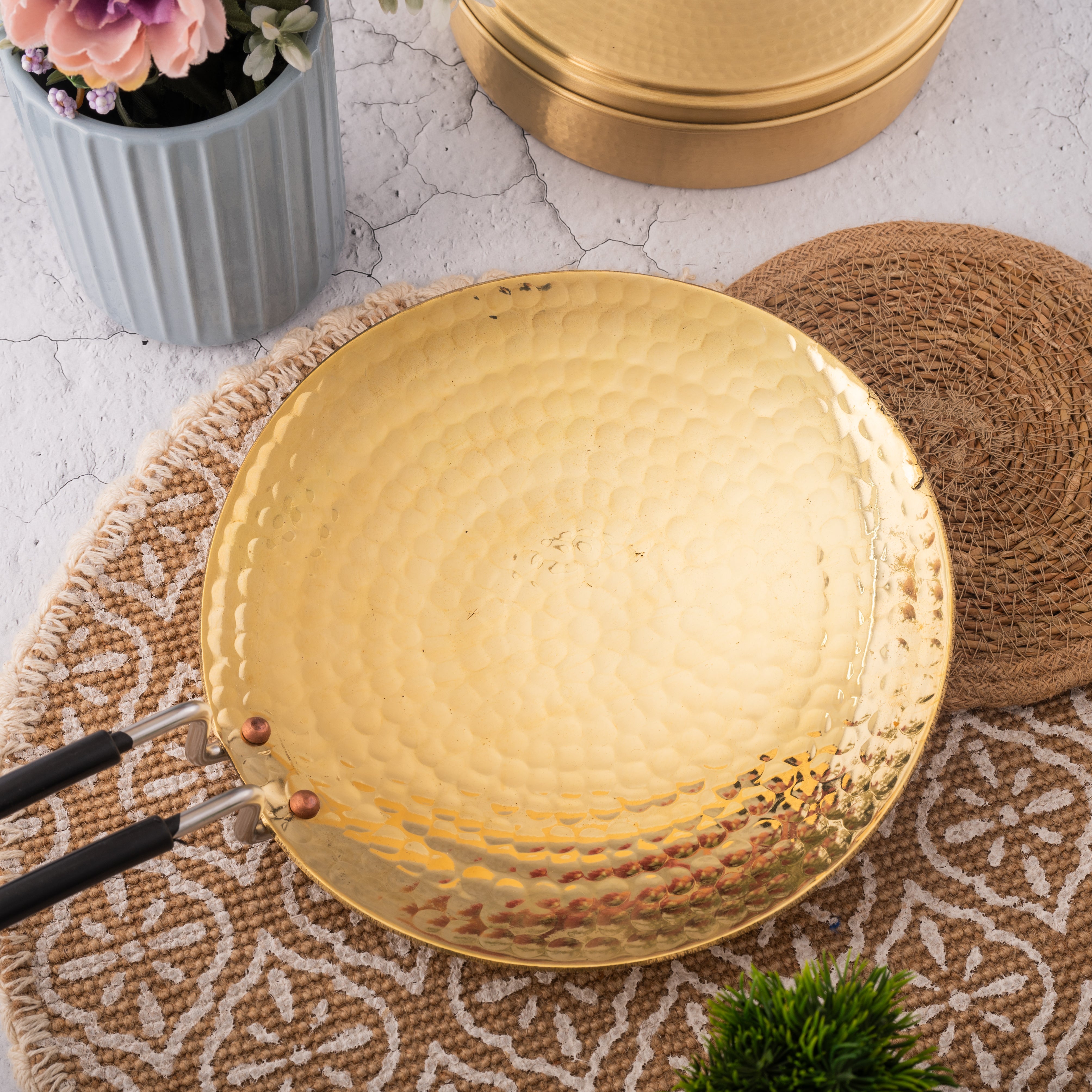 Brass Roti Tawa - Hammered