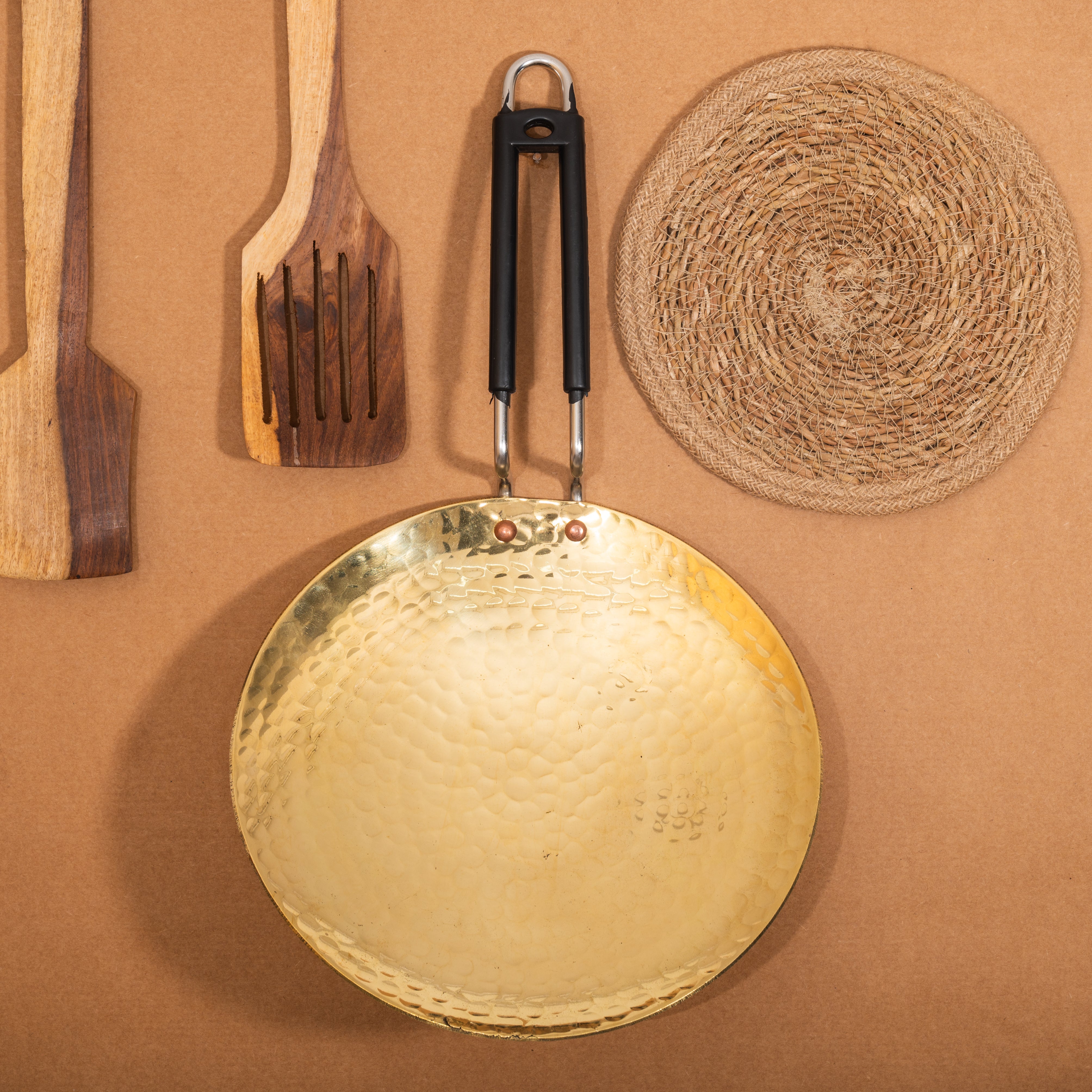 Brass Roti Tawa - Hammered