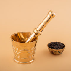 Brass Mortar and Pestle (Hamam Dasta)