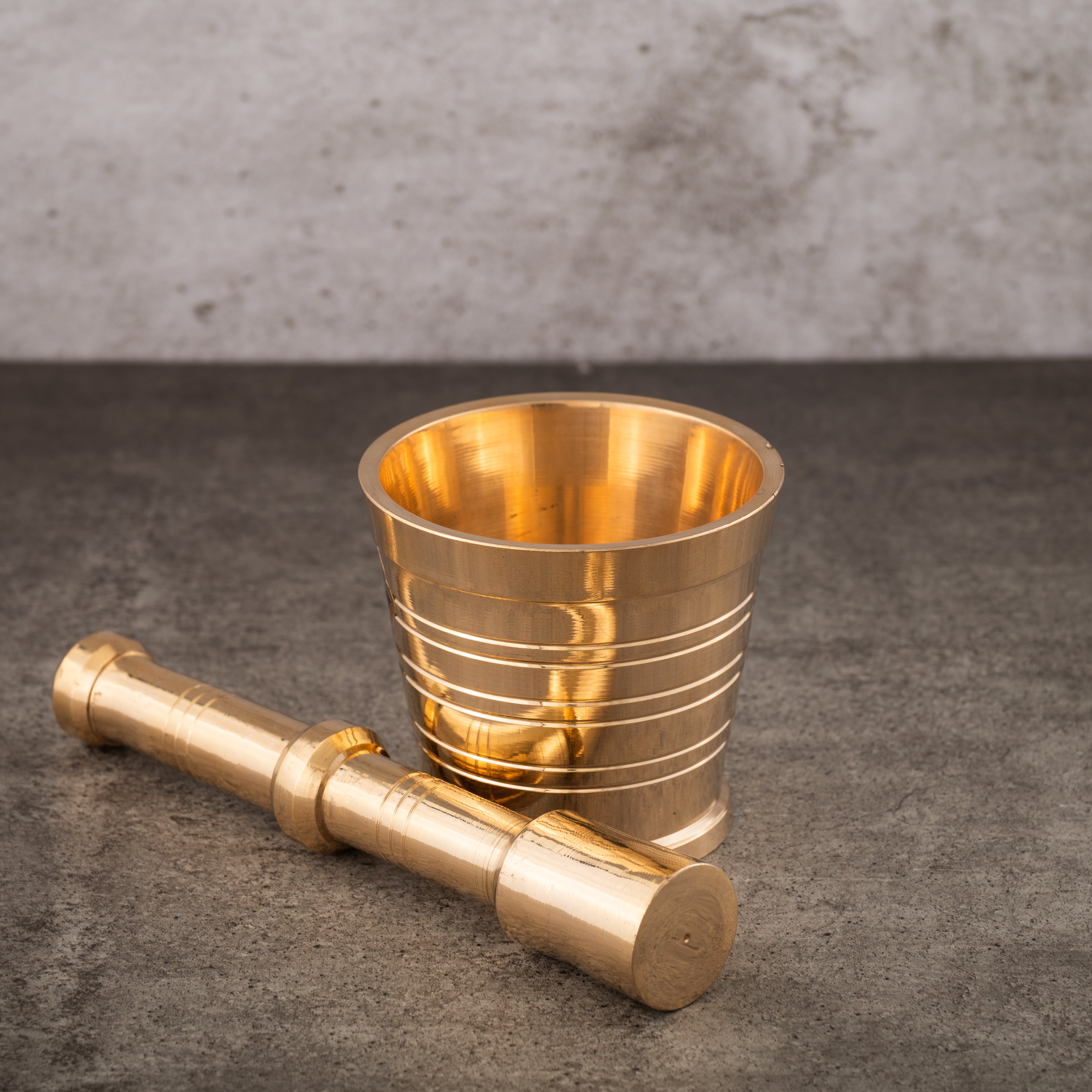 Brass Mortar and Pestle (Hamam Dasta)