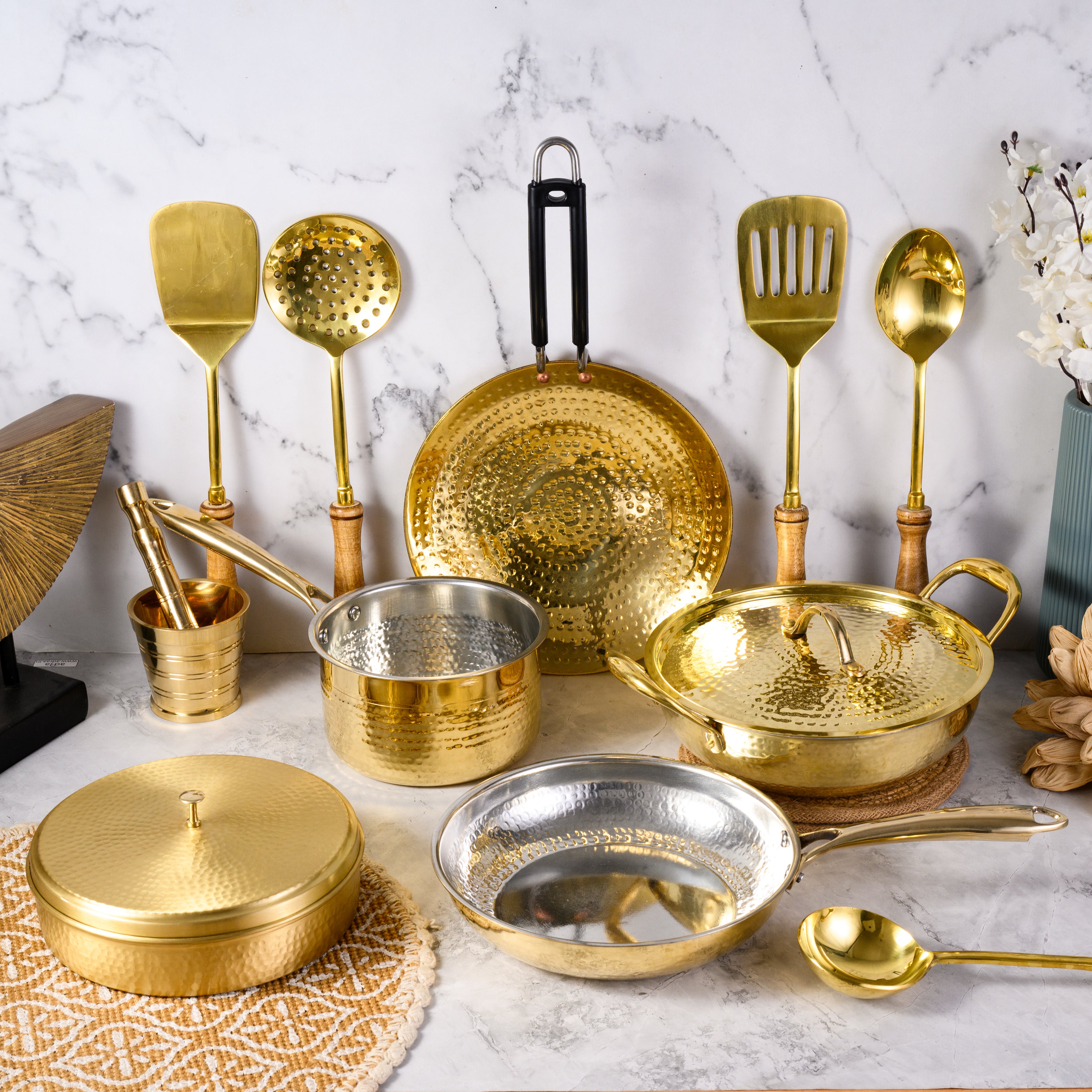 Brass Cookware Set
