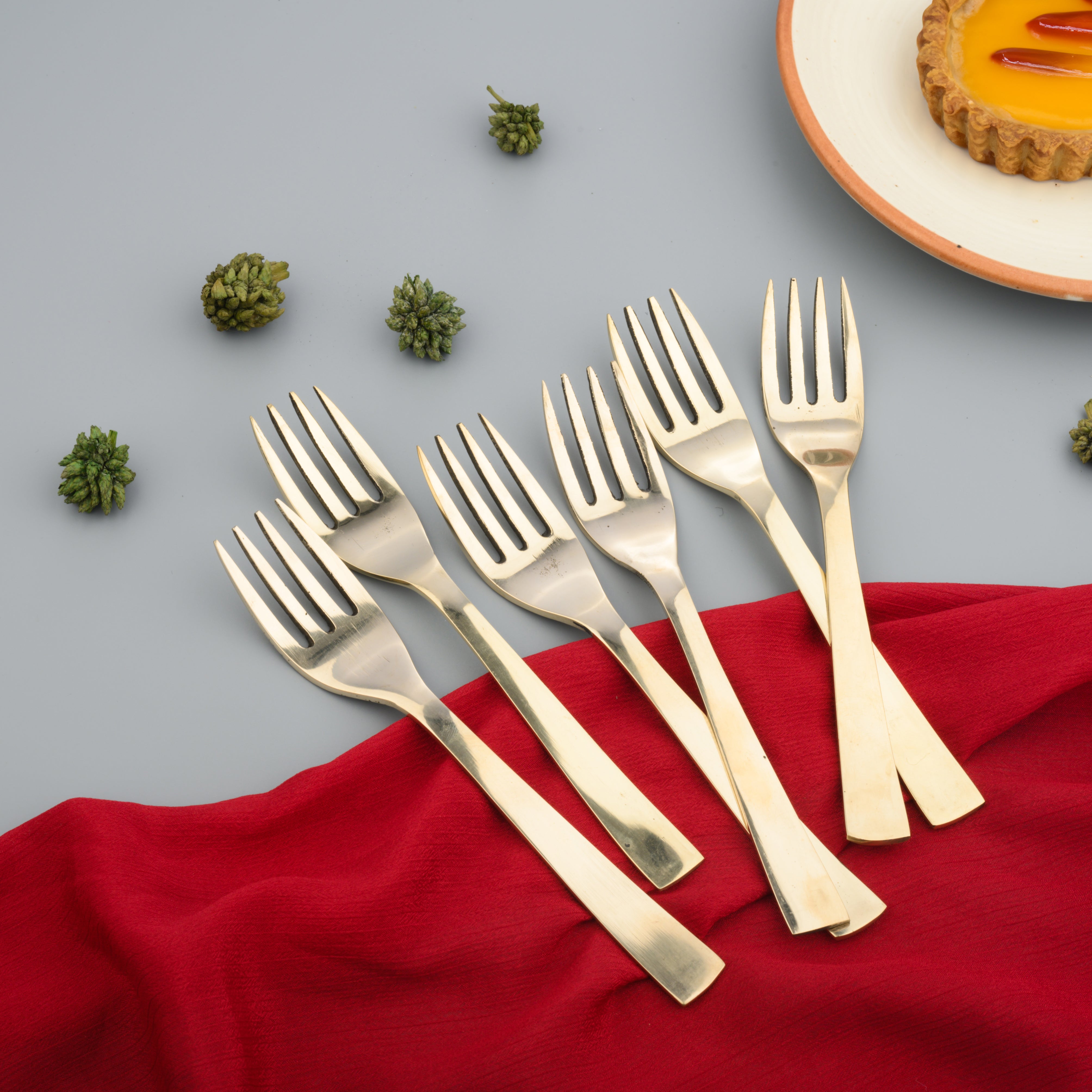 Brozne (Kansa) Dinner Dessert Fork (Pack of 6)