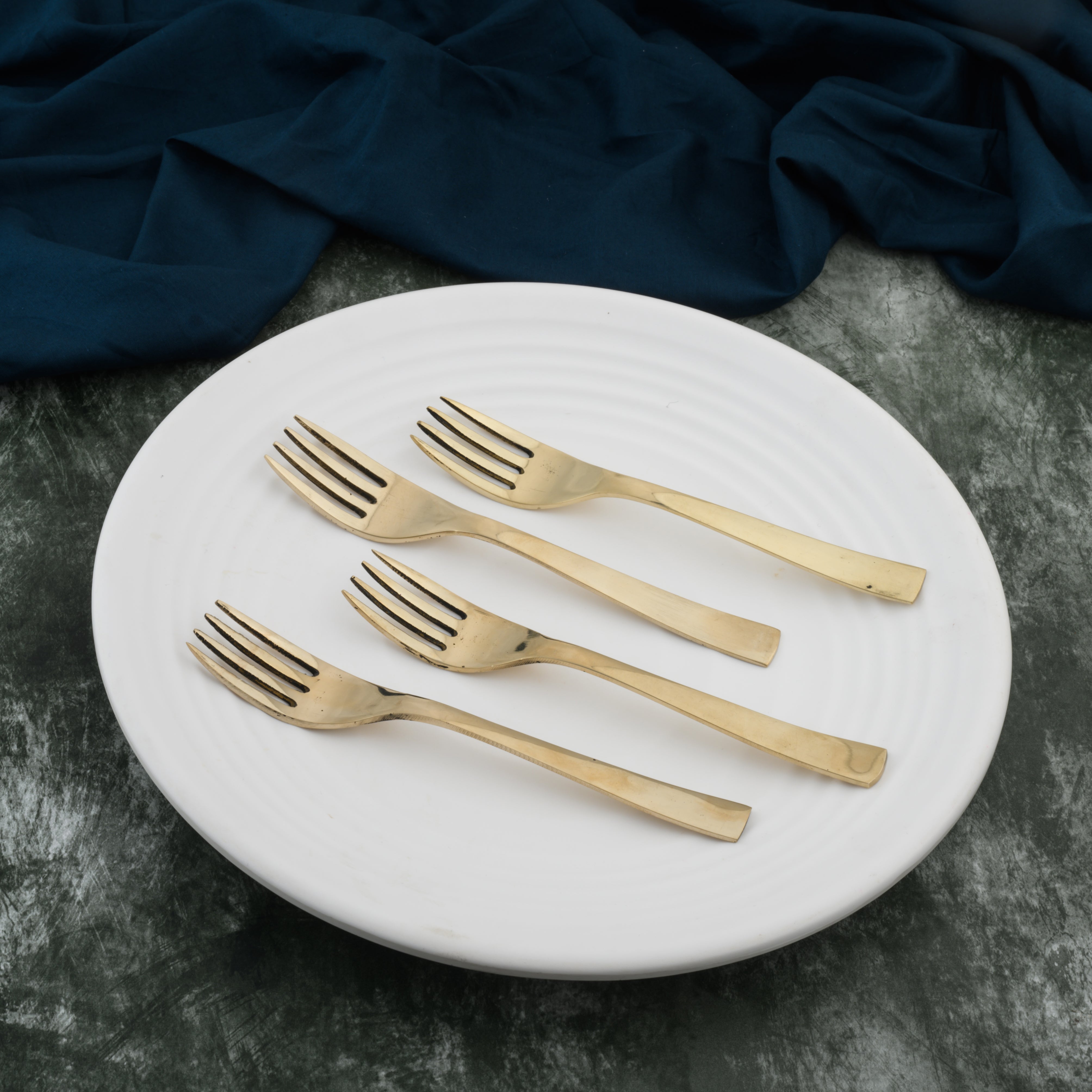 Brozne (Kansa) Dinner Dessert Fork (Pack of 6)