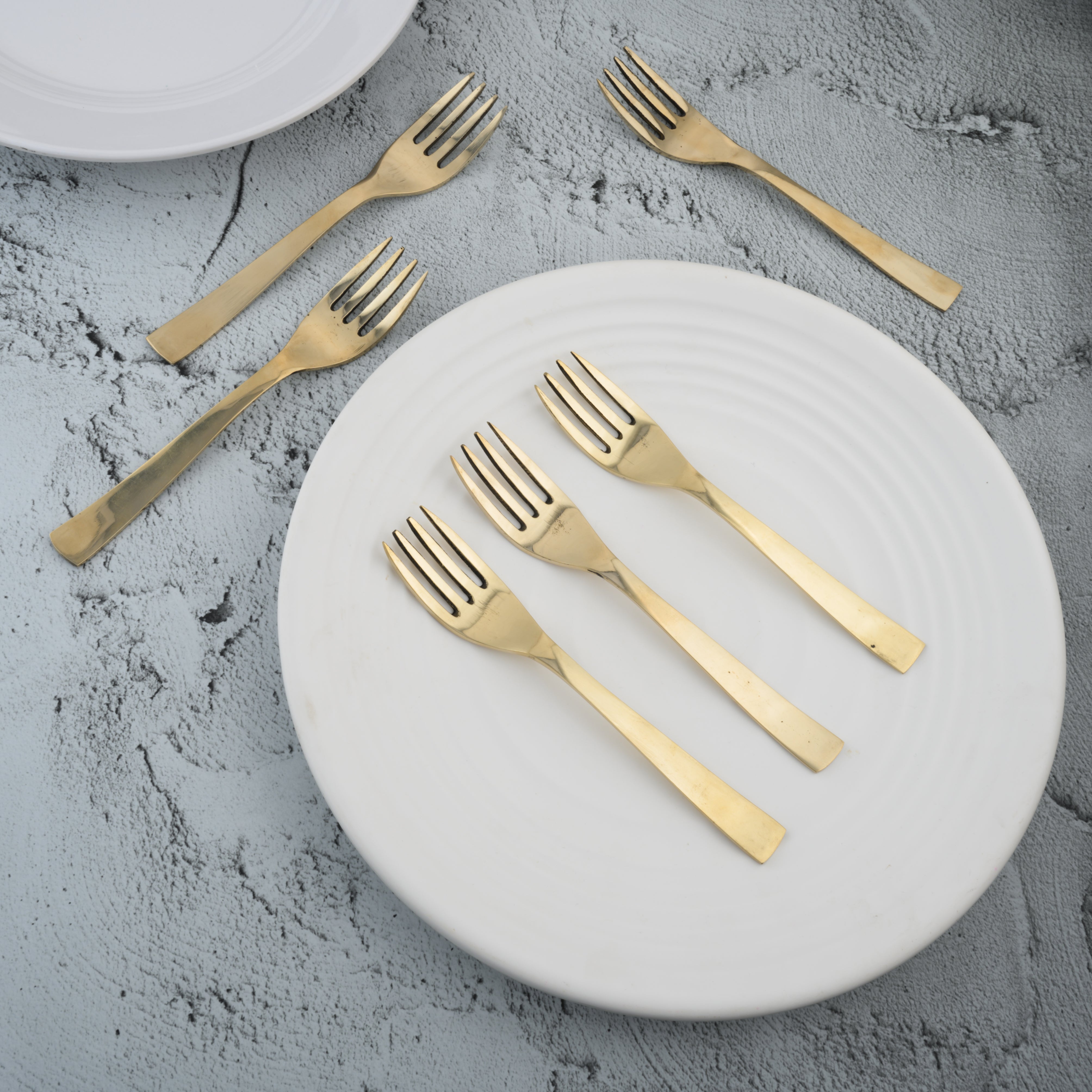 Brozne (Kansa) Dinner Dessert Fork (Pack of 6)