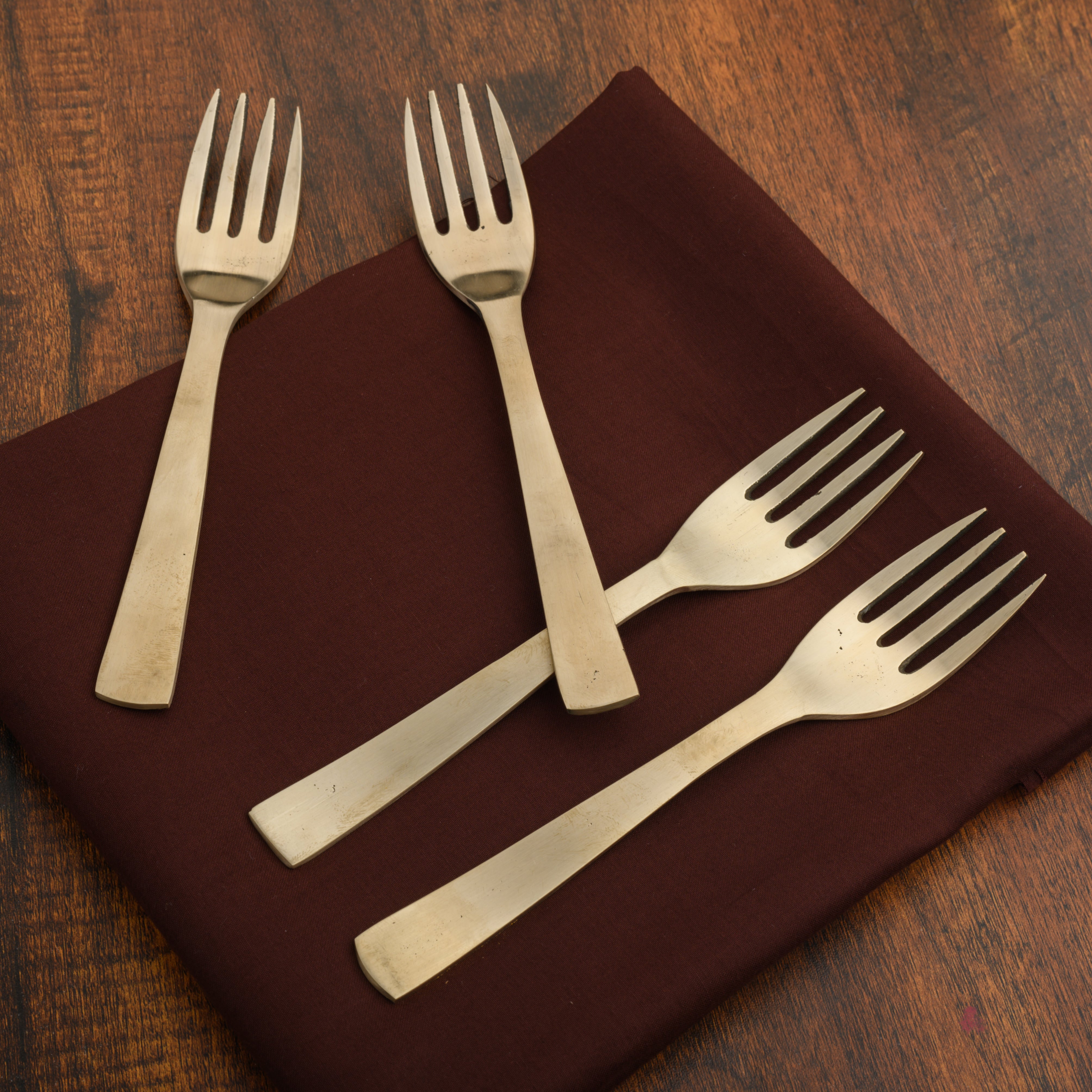 Brozne (Kansa) Dinner Dessert Fork (Pack of 6)