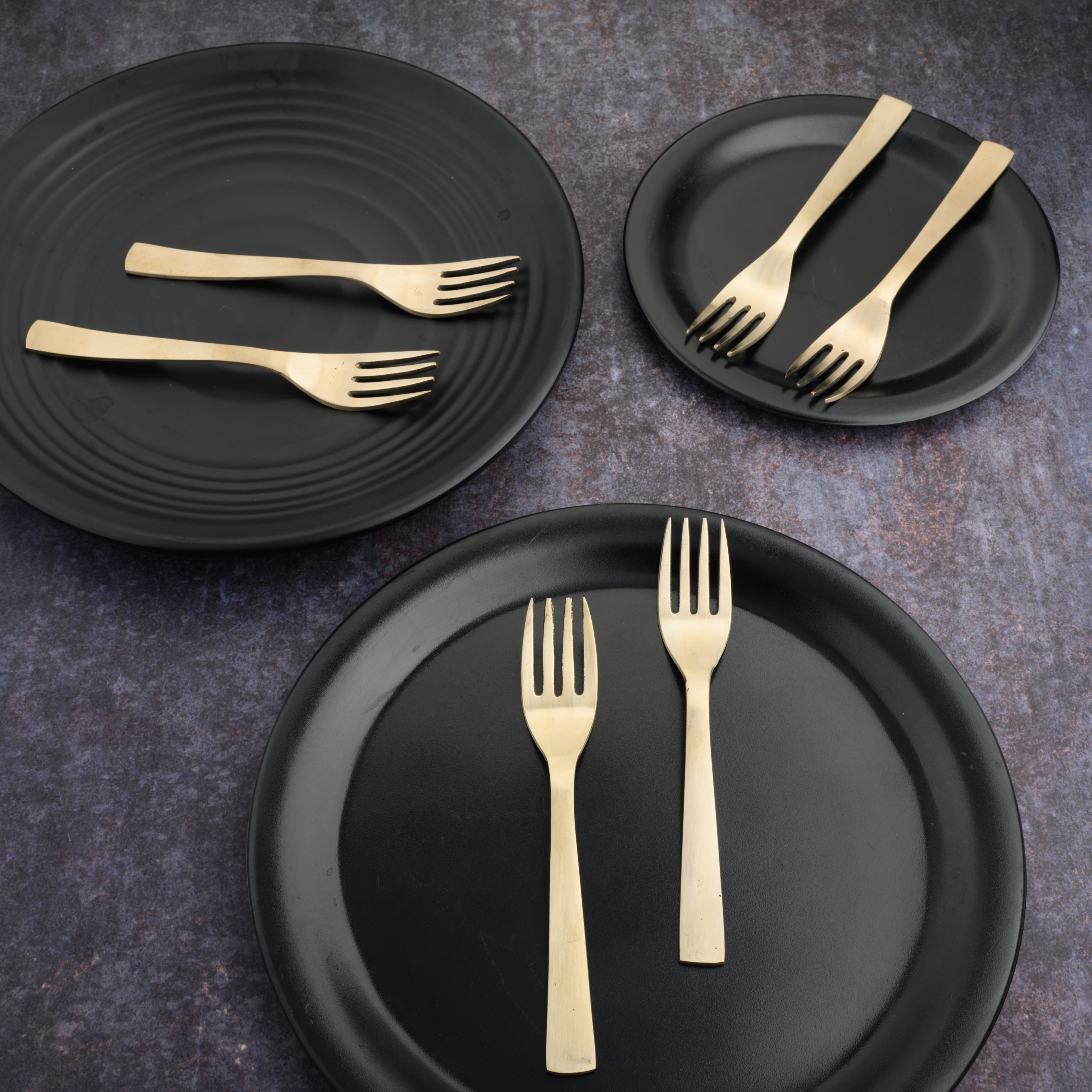 Brozne (Kansa) Dinner Dessert Fork (Pack of 6)