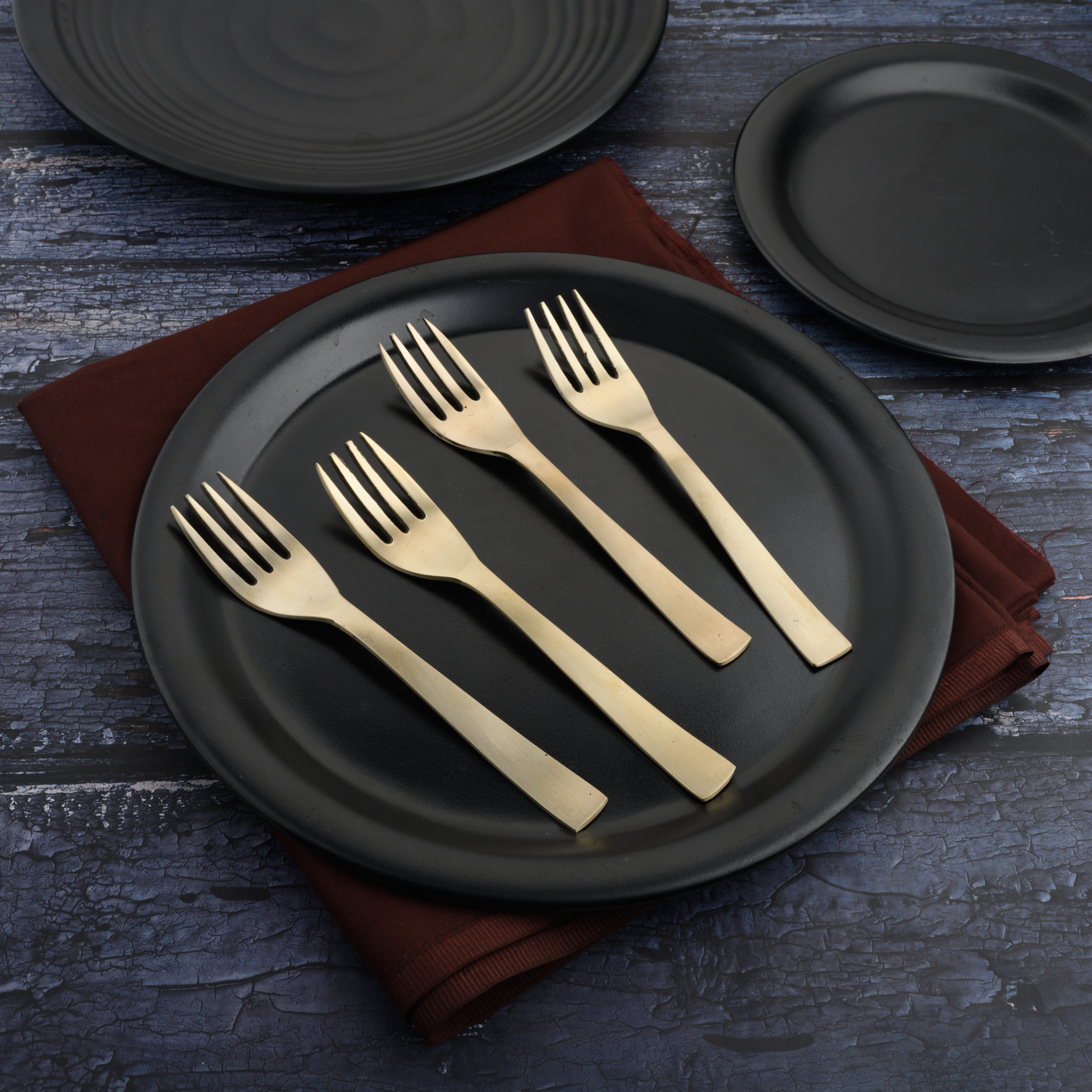 Brozne (Kansa) Dinner Dessert Fork (Pack of 6)