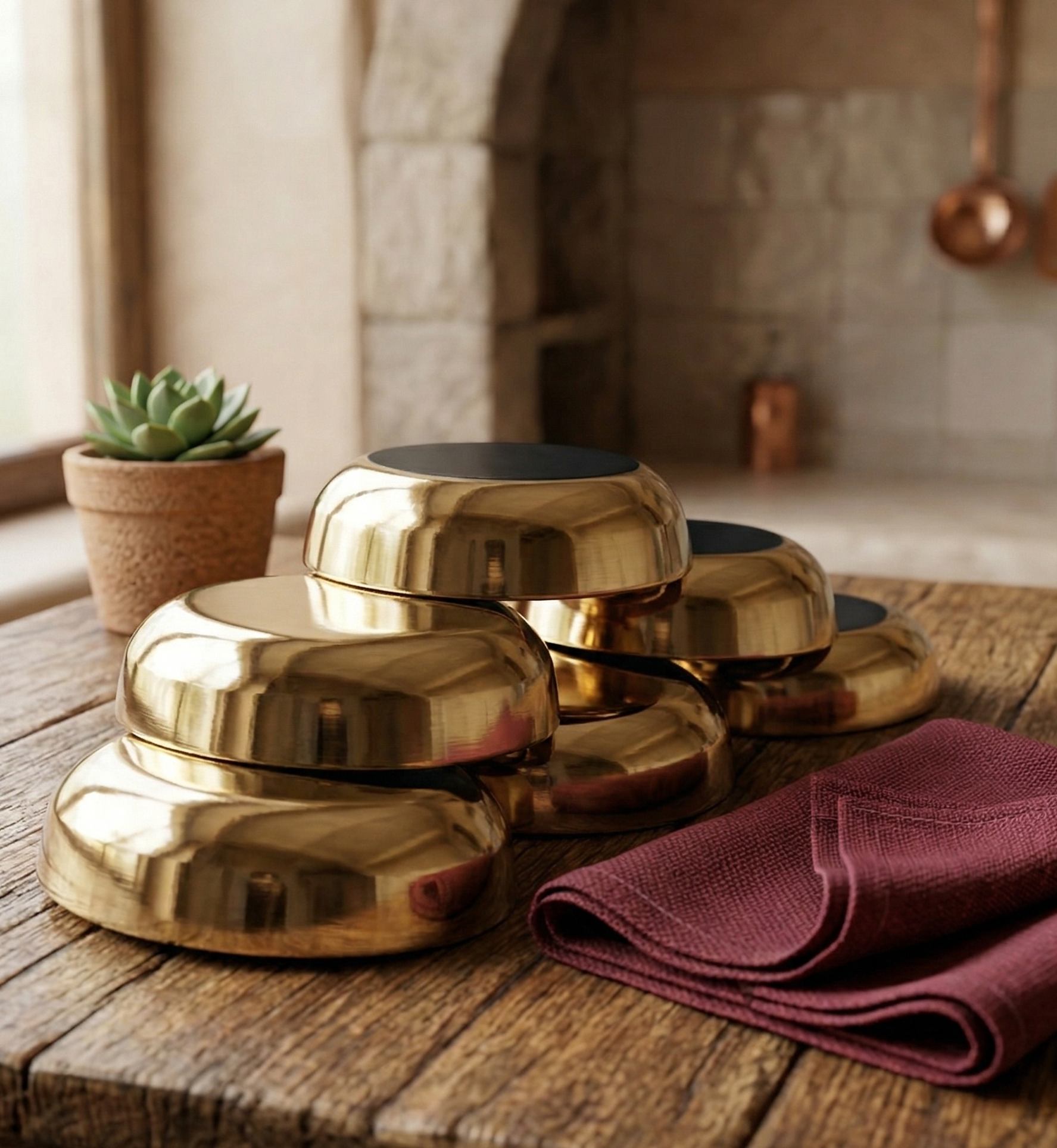 Kansa Sweet Dish Bowl/Katori - Glossy