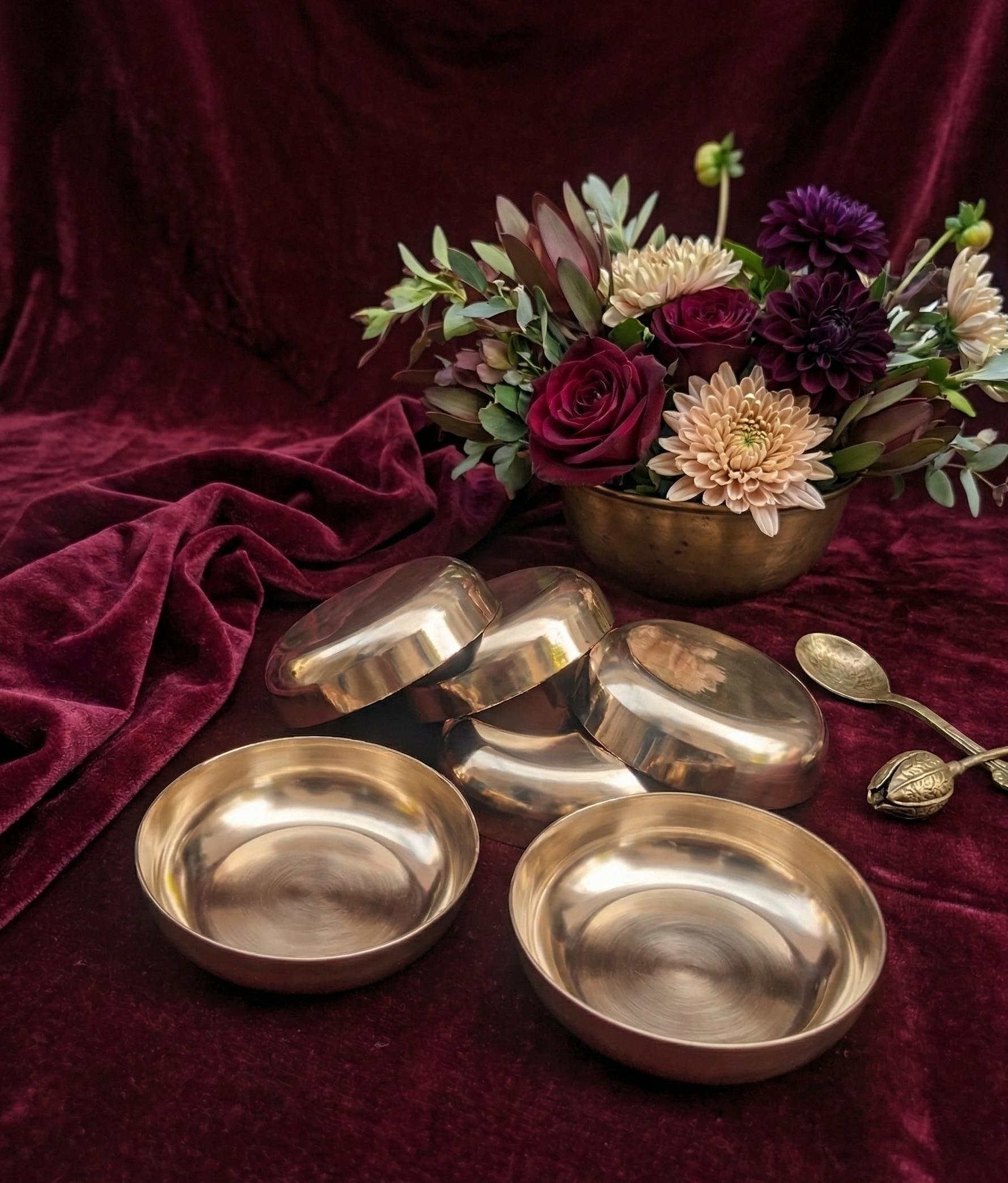 Kansa Sweet Dish Bowl/Katori - Glossy