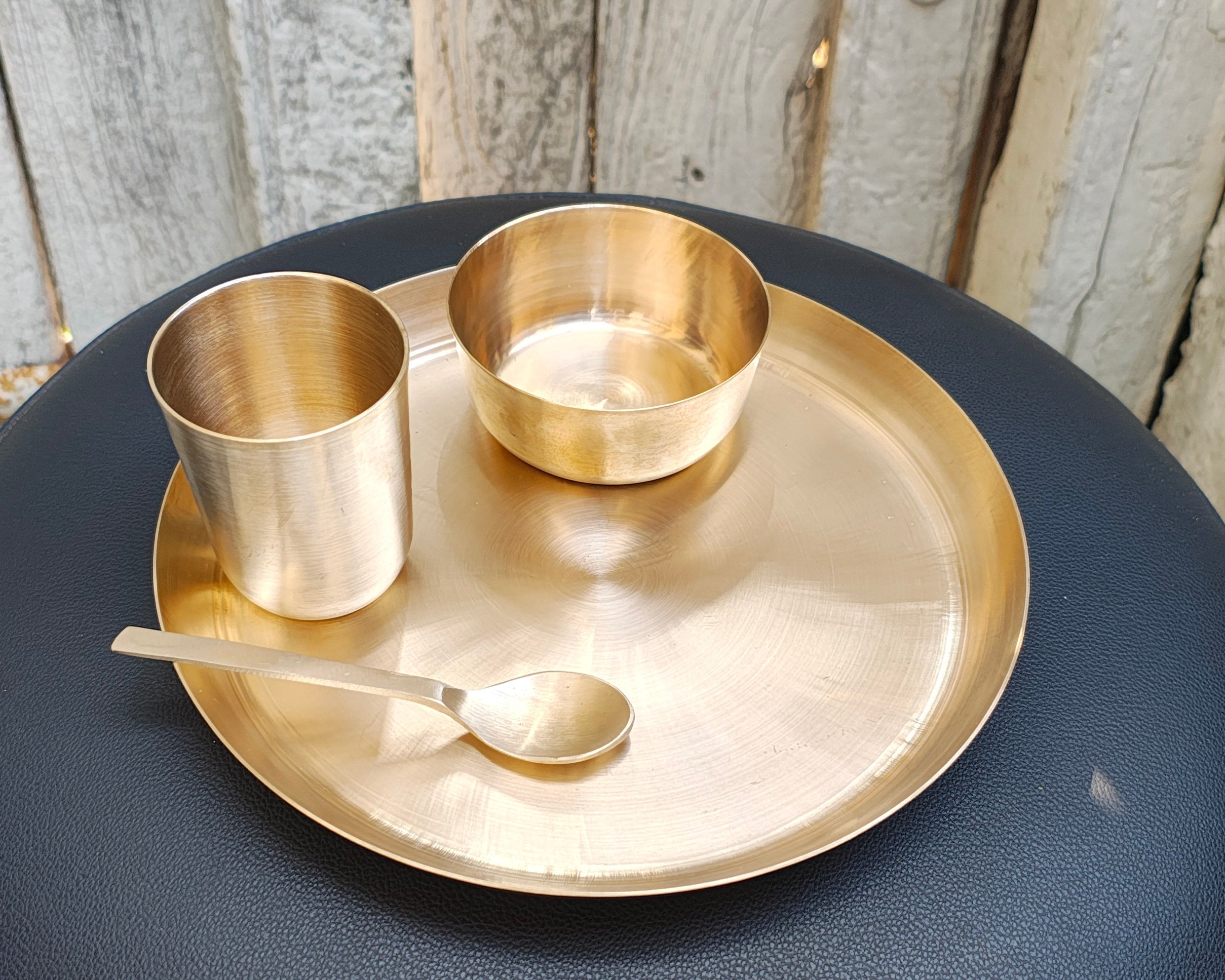 Kansa Dinner Set for Baby | 4 Pcs