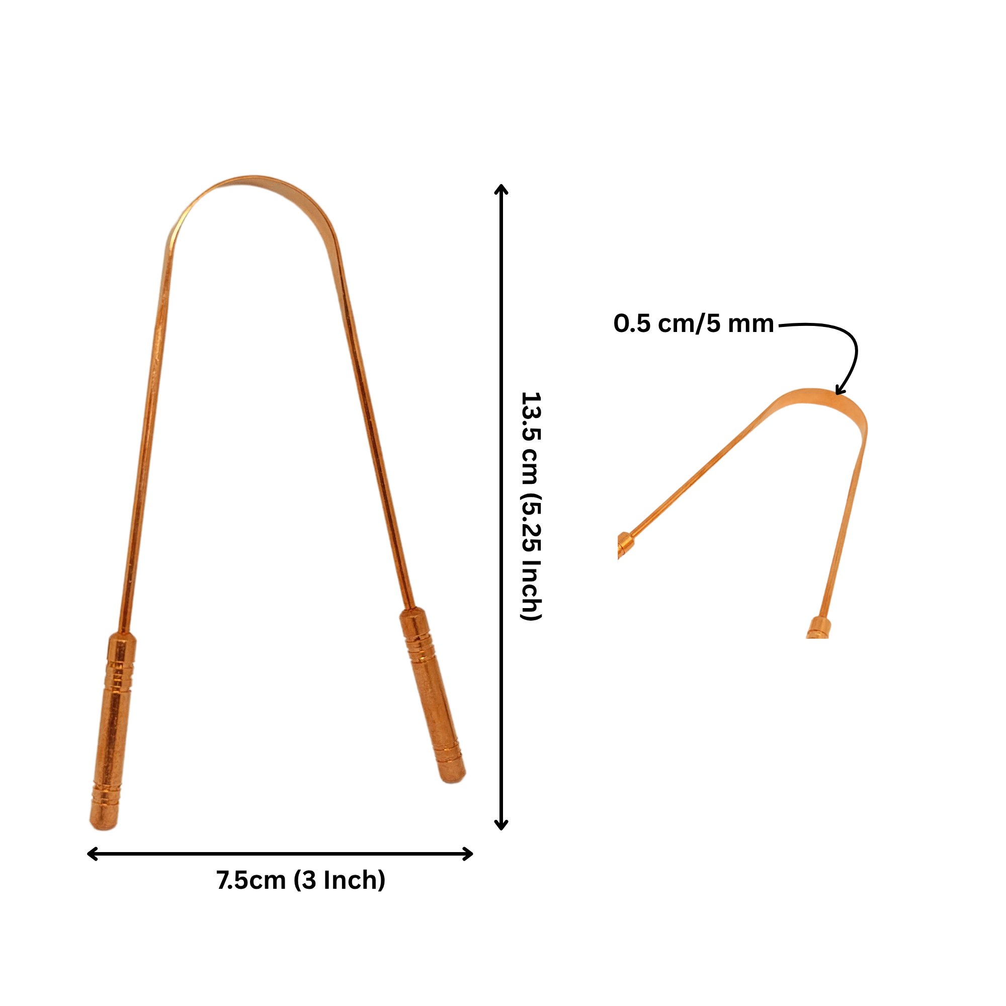 Copper Tongue Cleaner (Pack of 2)