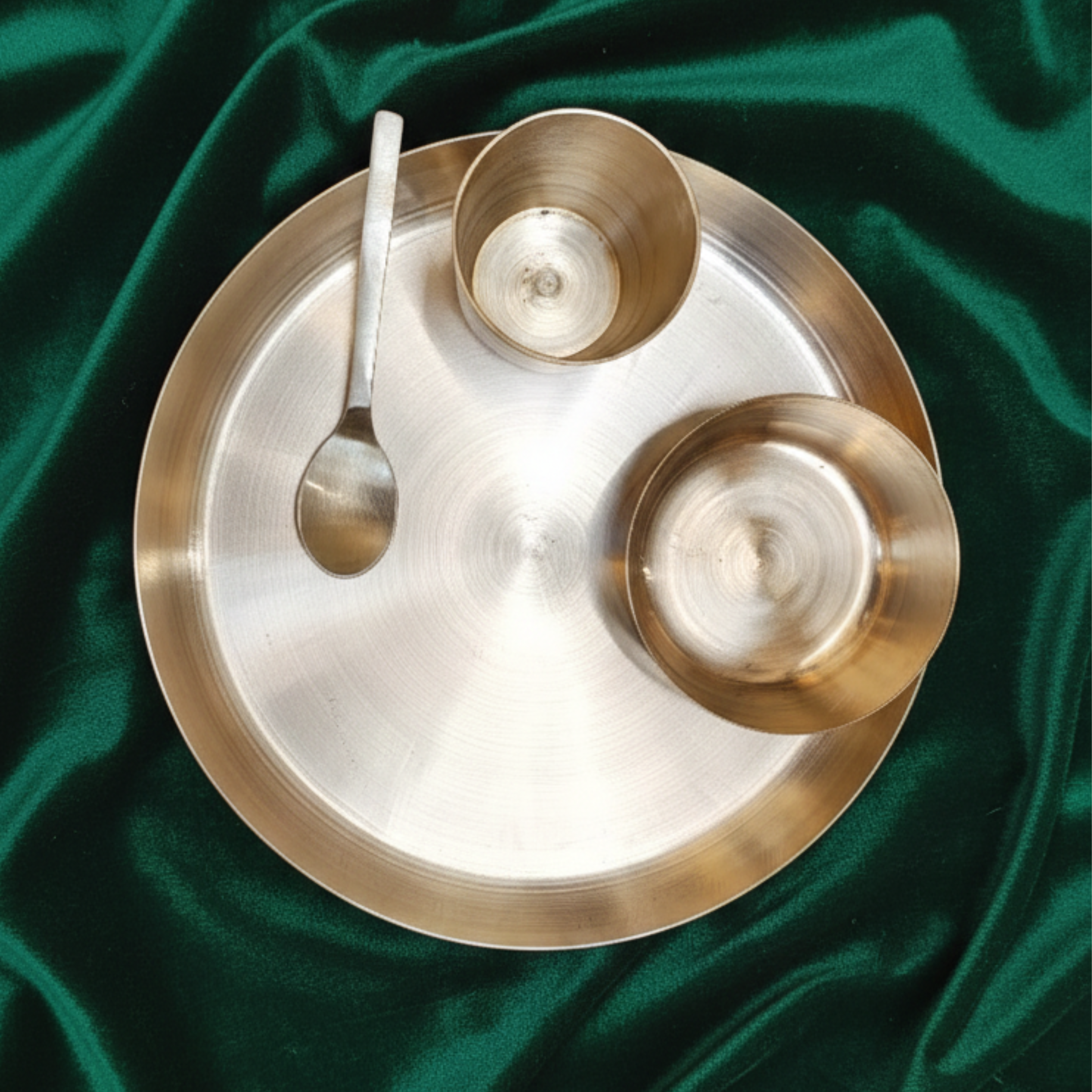 Kansa Dinner Set for Baby | 4 Pcs