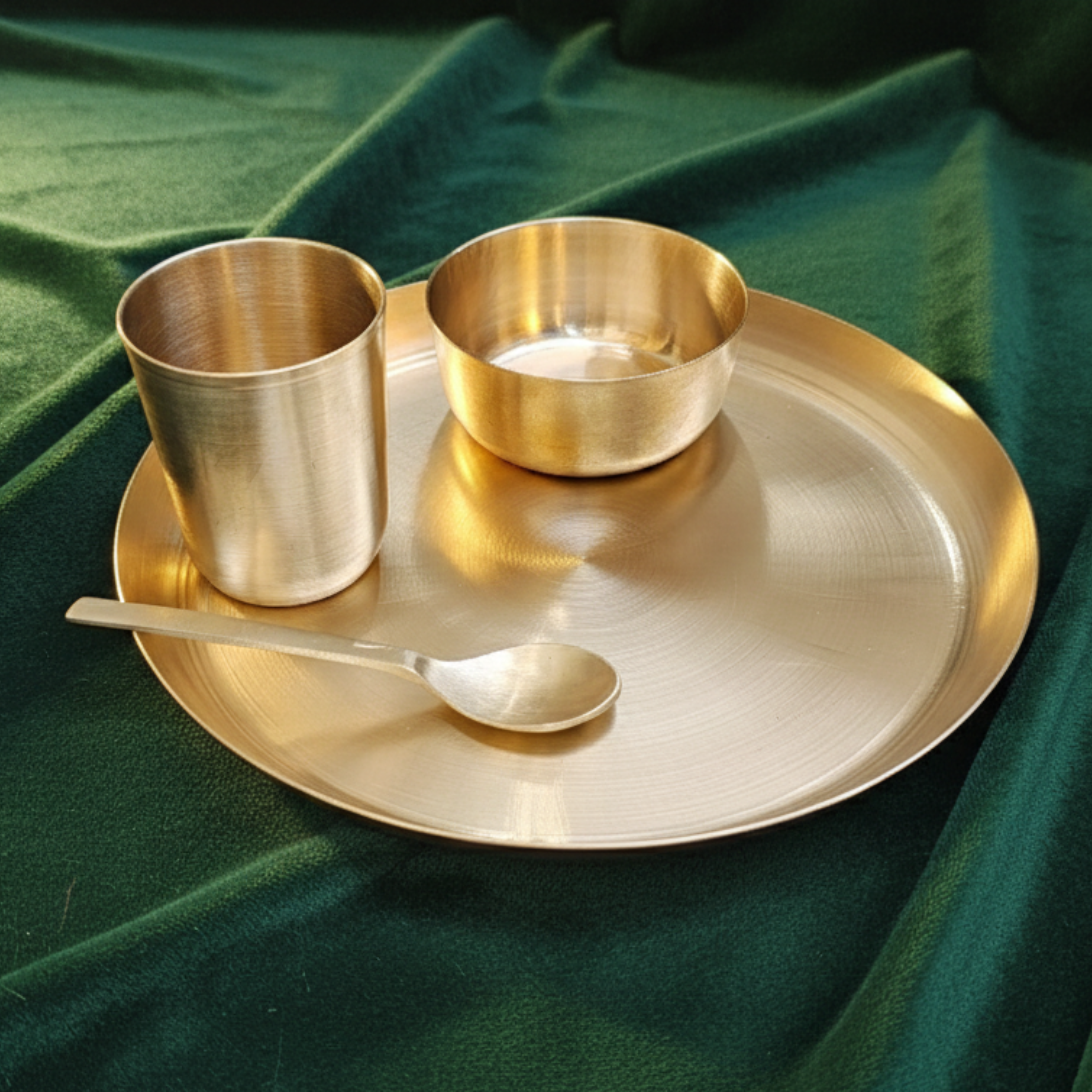 Kansa Dinner Set for Baby | 4 Pcs