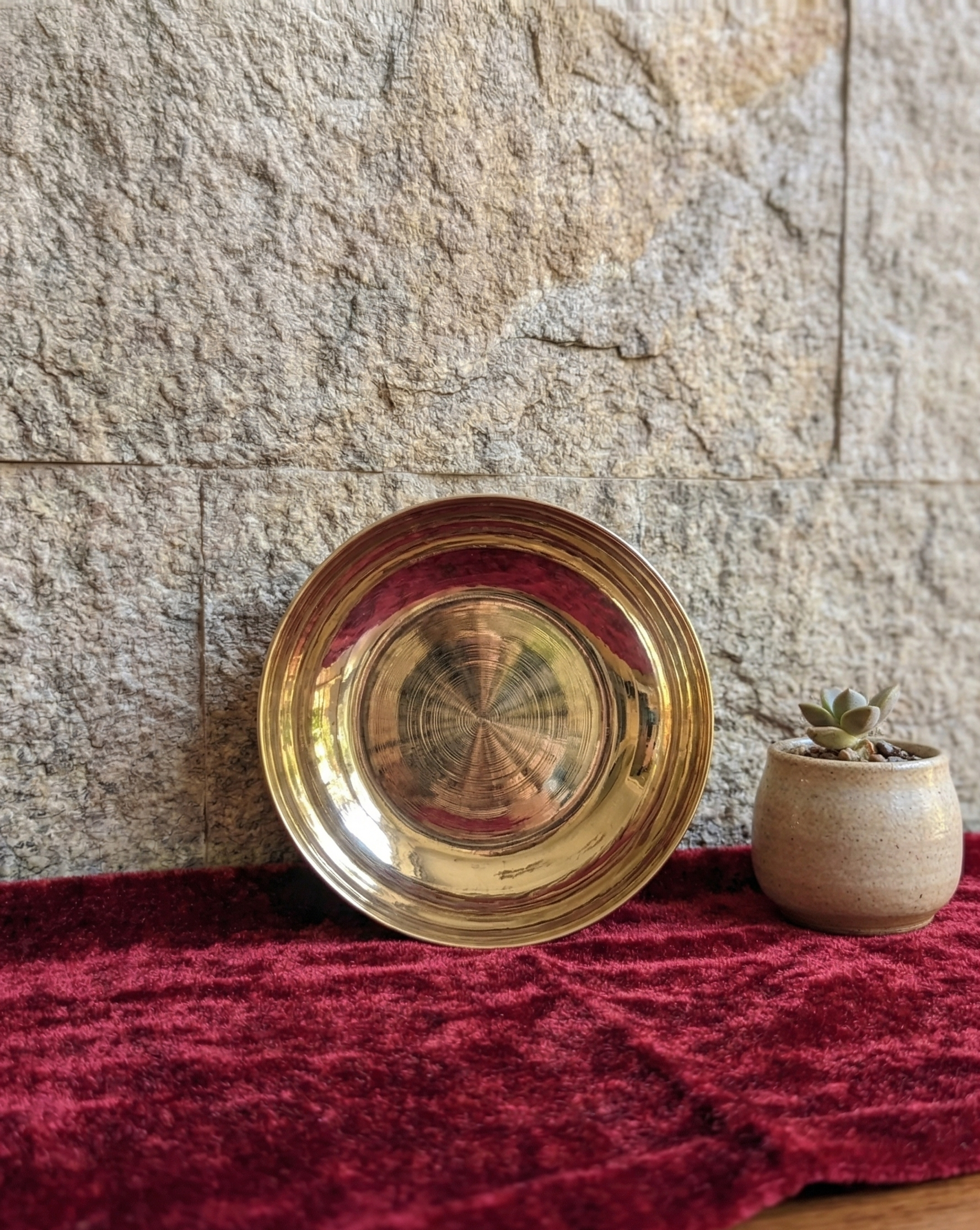 Kansa Sweet Dish Bowl/Katori - Glossy