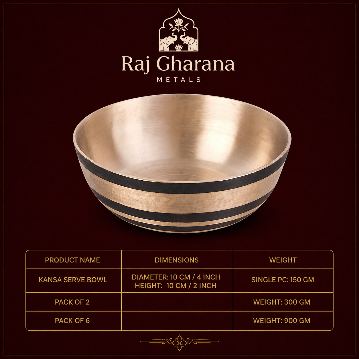Kansa Serve Bowl/ Katori