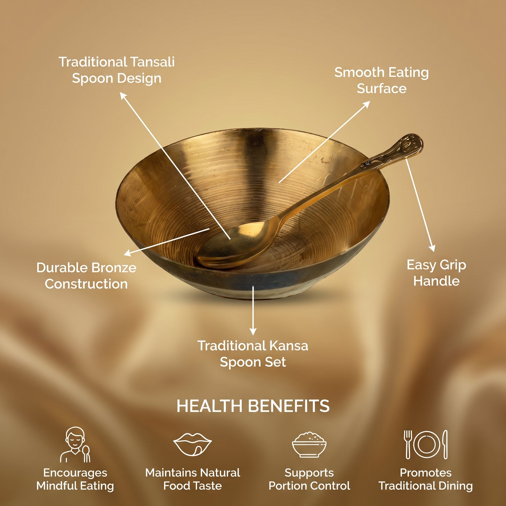 Kansa Tansali Spoon Set